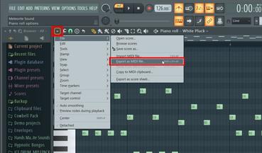 How To Export MIDI Files In FL Studio (Step-By-Step Guide) – Meteorite Sound