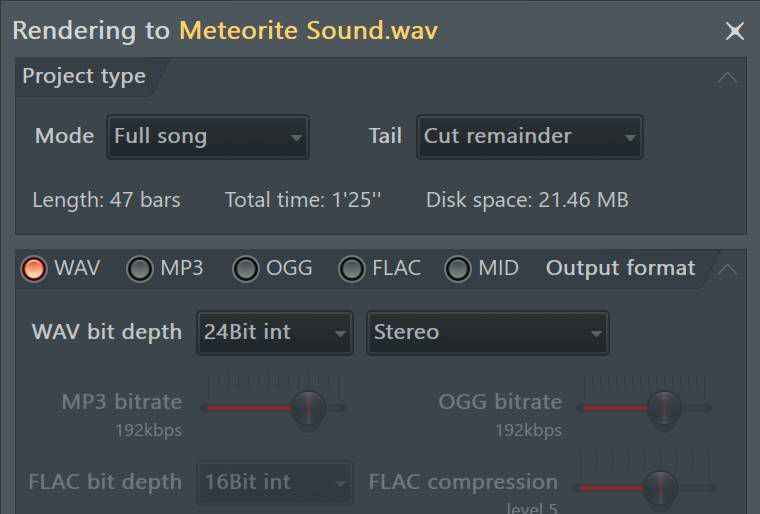 The Best Export Settings for FL Studio – Meteorite Sound